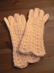 手編みの手袋