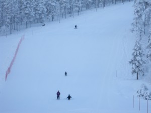 サーリセルカのスキー場